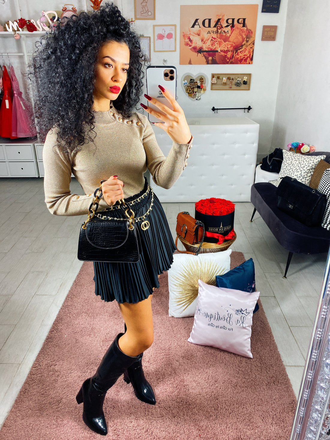 Maglioncino Glitter con bottoni - R.a. Boutique 