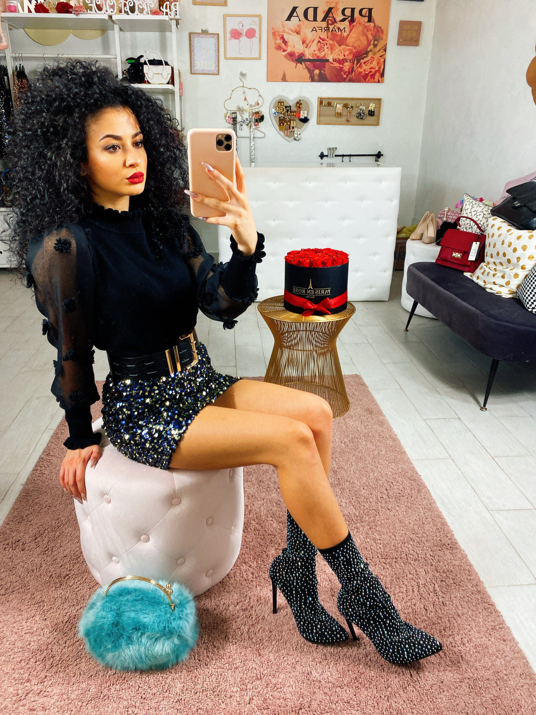 Maglioncino maniche velate e pompom - R.a. Boutique 