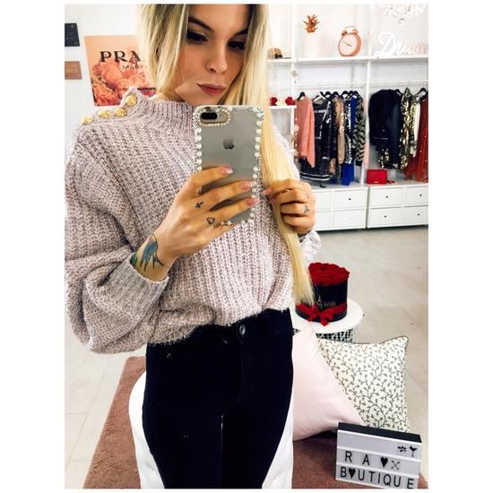 Maglione con bottoncini - R.a. Boutique 