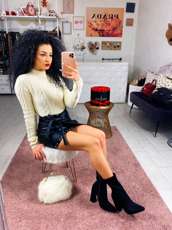 Pullover mit Raute