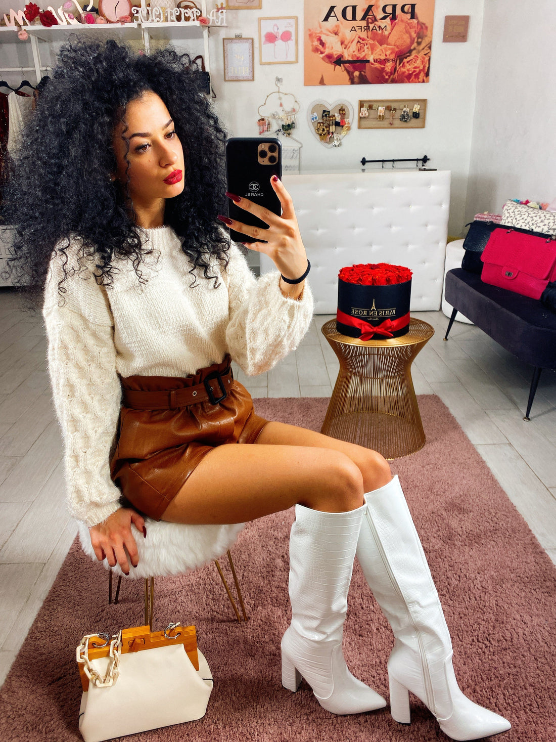 Maglione con rombi sulle maniche - R.a. Boutique 