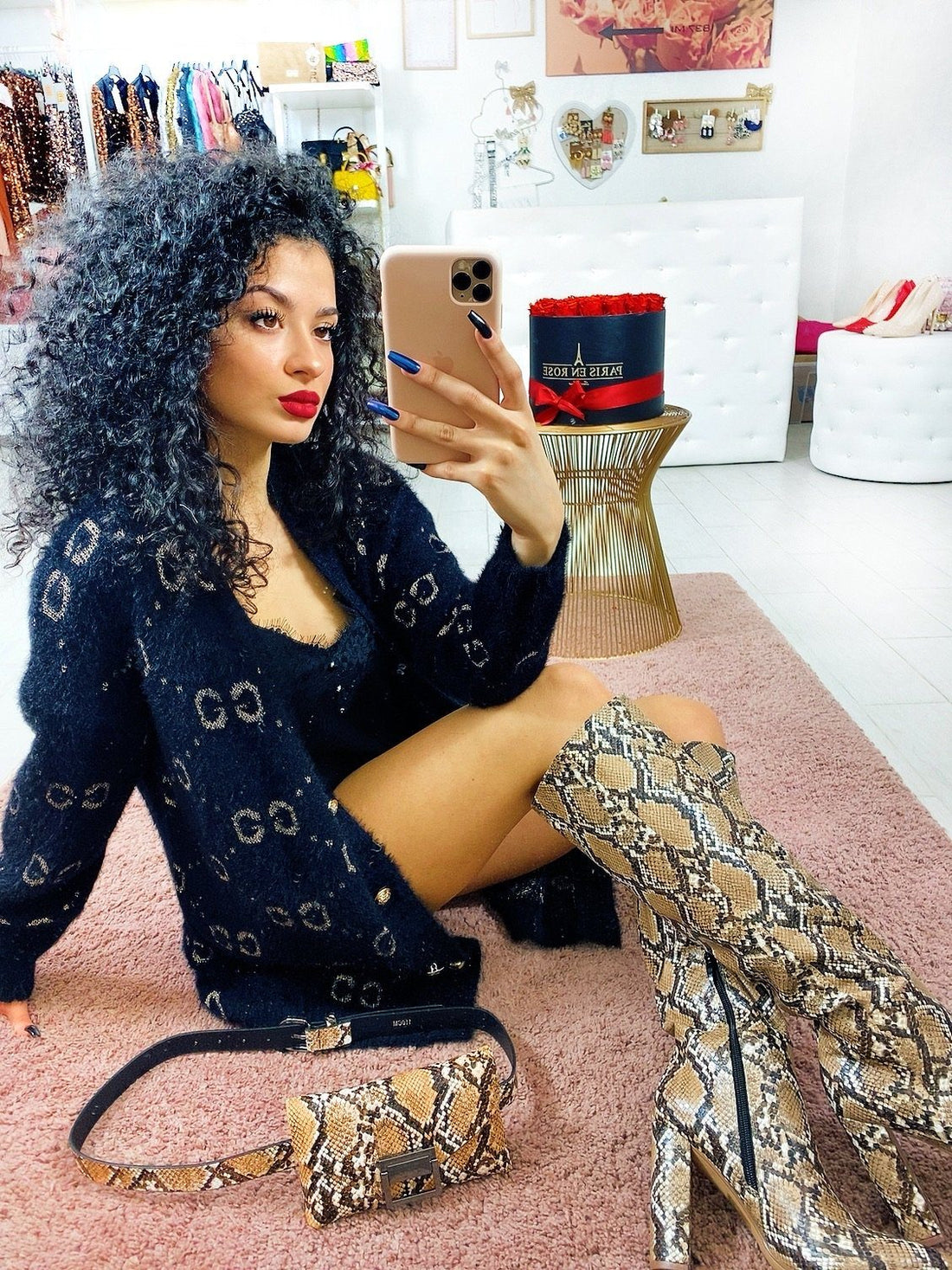 Maxi cardigan con bottoni - R.a. Boutique 