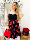 Maxi gonna a cuori - R.a. Boutique 