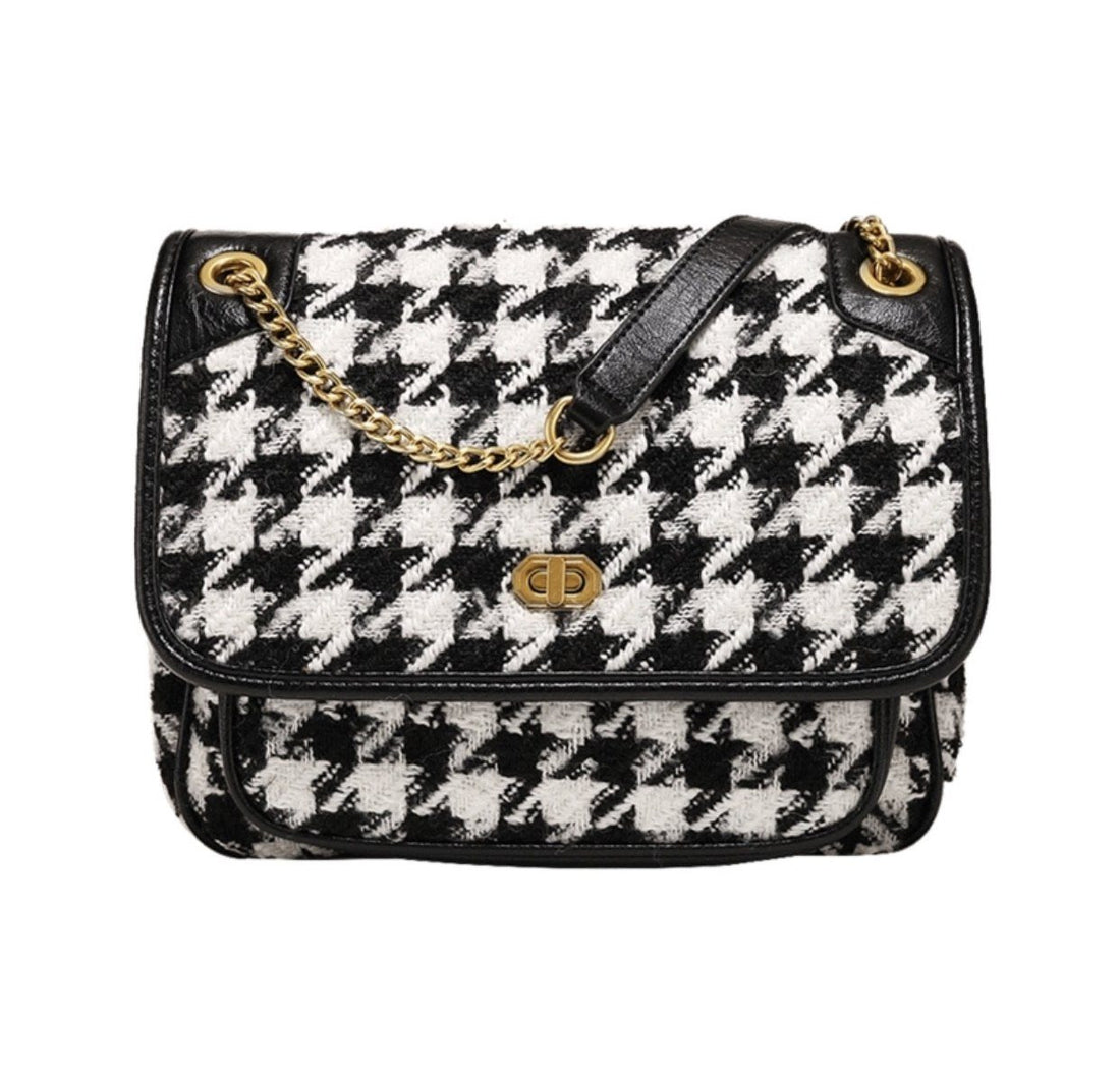 Maxi pochette pied de poule - R.a. Boutique 