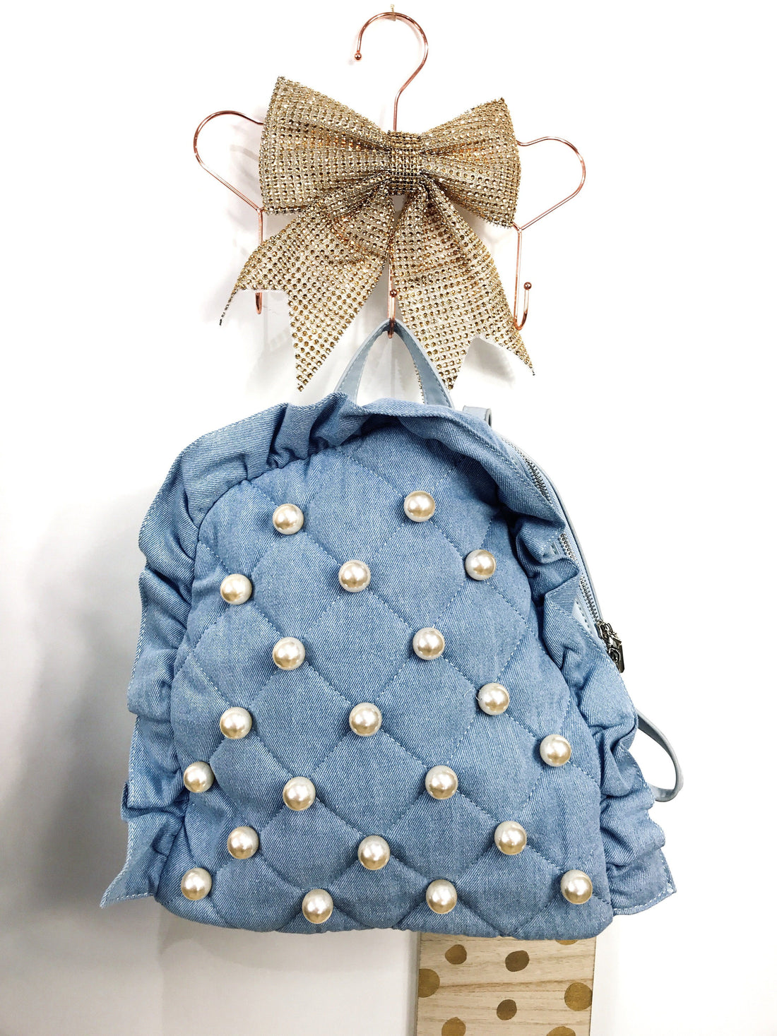 Maxi zaino con perle - R.a. Boutique 