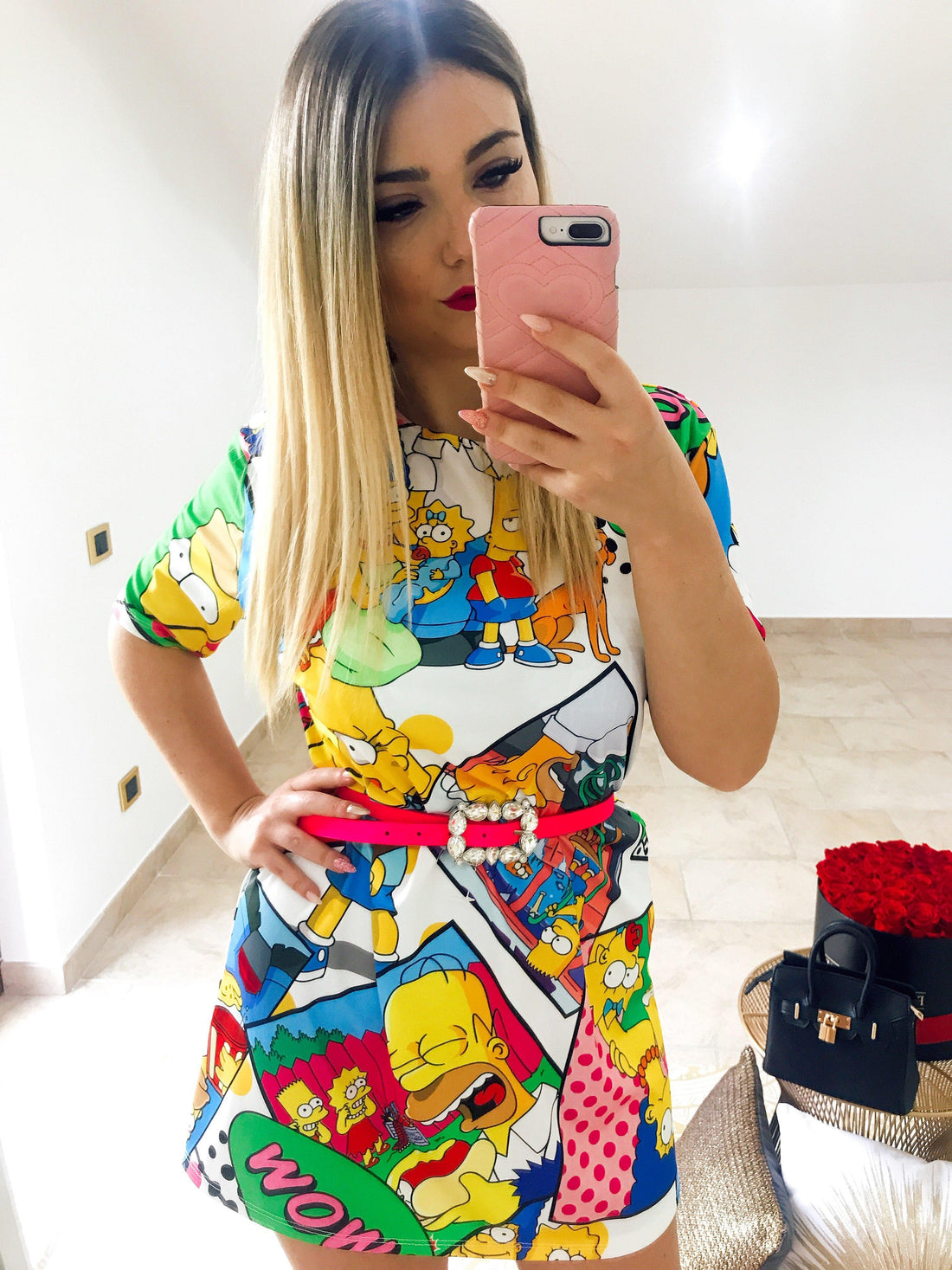 Mini Dress Simpson - R.a. Boutique 