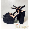 Open Toe Black - R.a. Boutique 