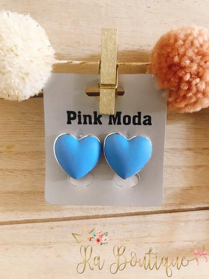 Orecchini cuore azzurro - R.a. Boutique 