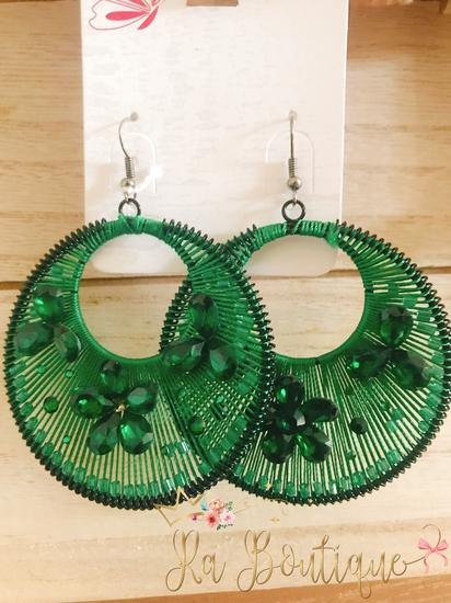 Orecchini double green - R.a. Boutique 