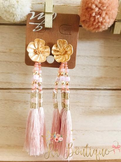 Orecchini nappe cipria - R.a. Boutique 