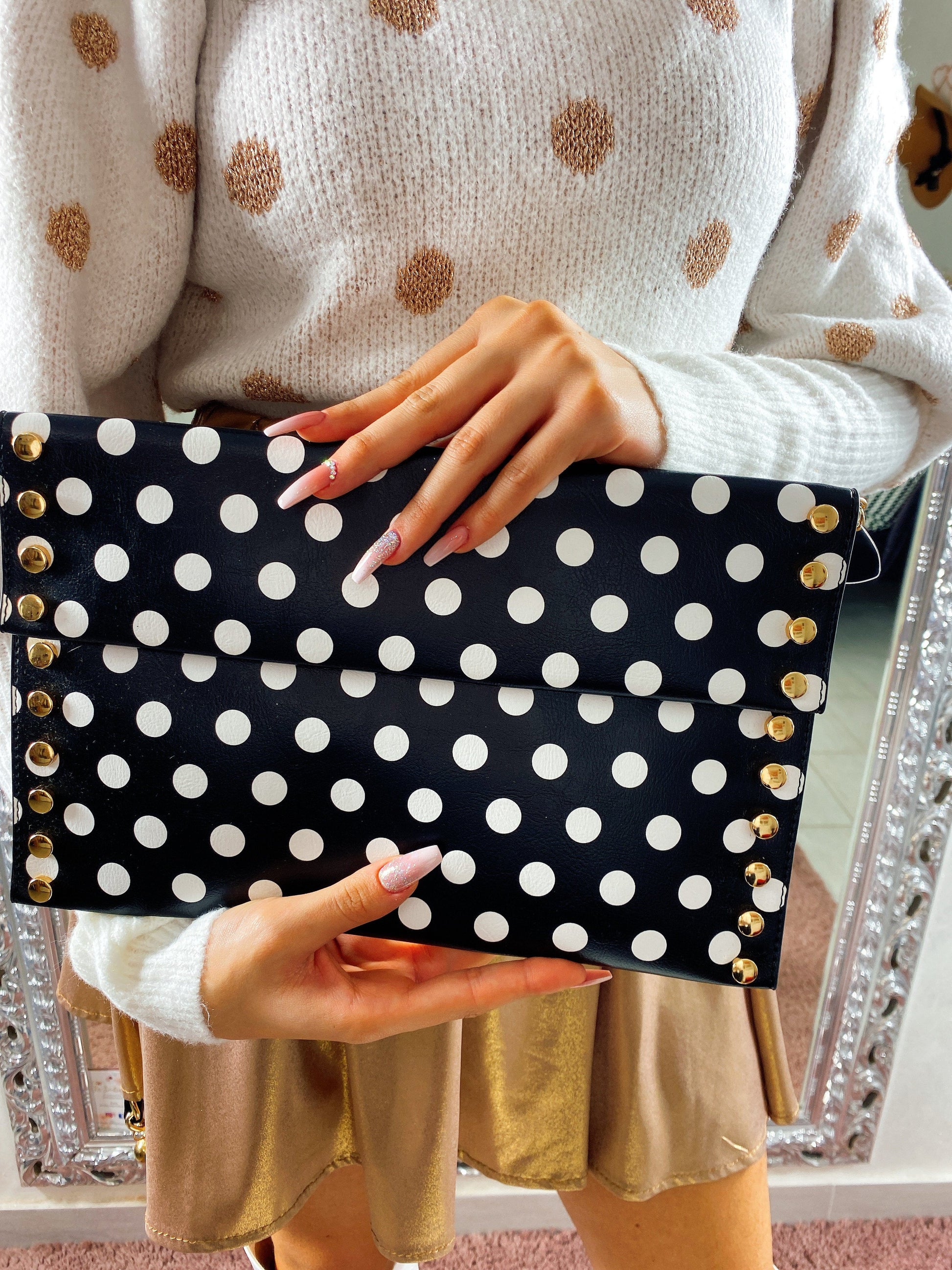 Pochette a pois - R.a. Boutique 