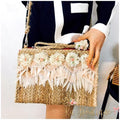 Pochette in raffia - R.a. Boutique 