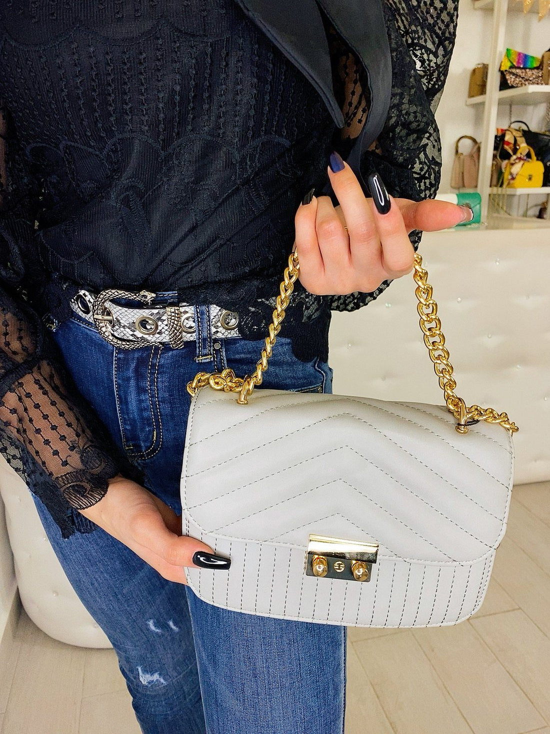 Pochette toni neutri - R.a. Boutique 