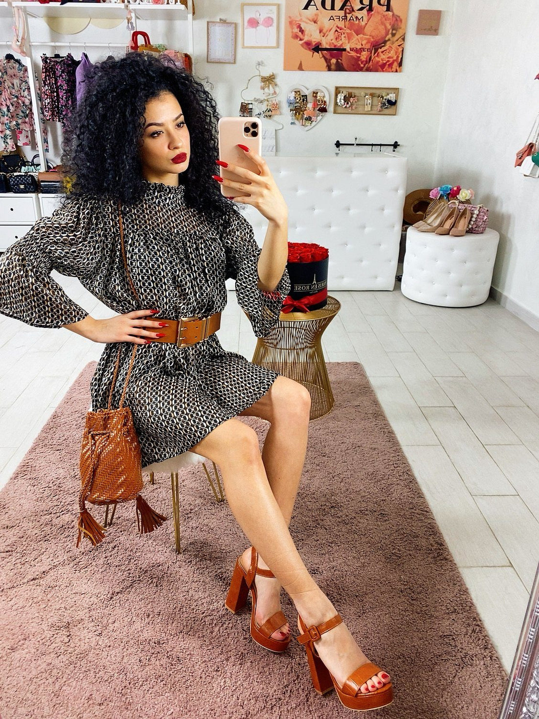 Secchiello a corda Camel - R.a. Boutique 