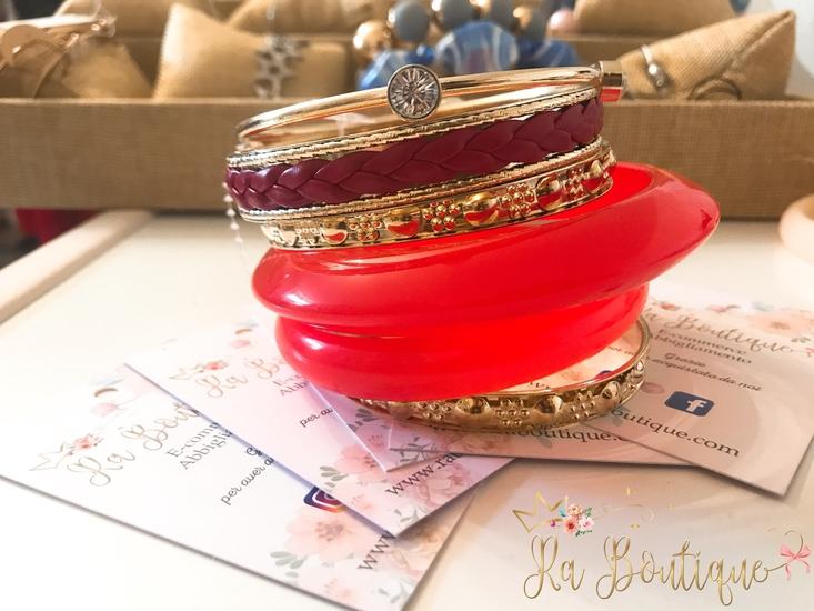 Set bracciali misti rosso - R.a. Boutique 
