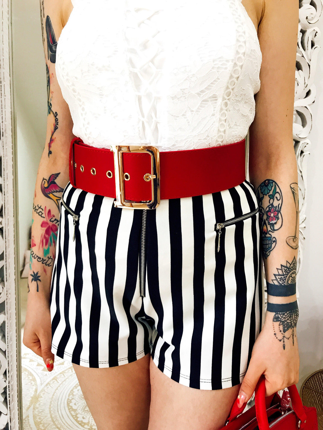 Short Black/White - R.a. Boutique 