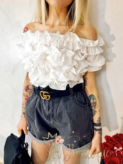 Short jeans grigio - R.a. Boutique 