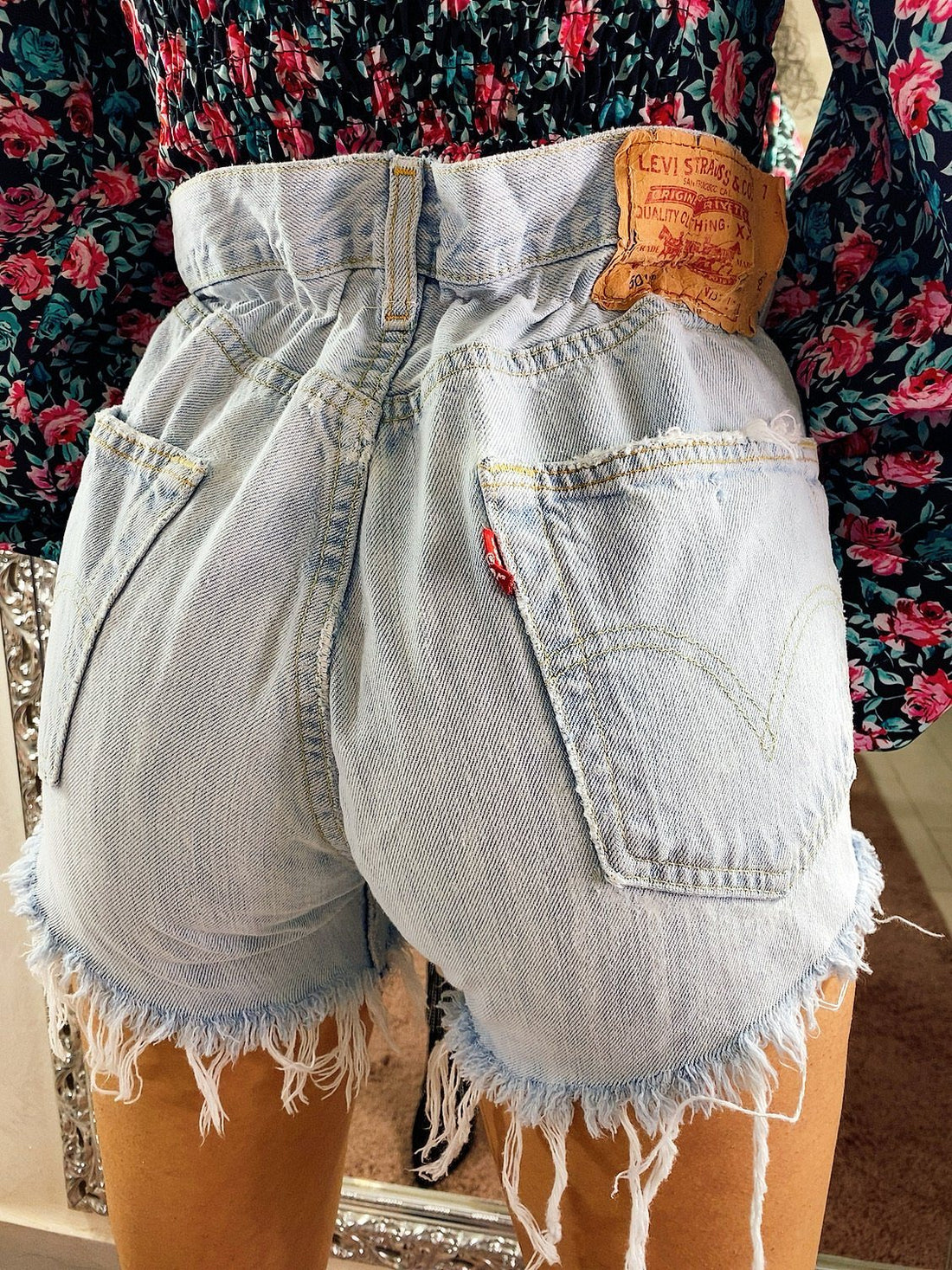 Short Levi’s vintage bagno chiaro - R.a. Boutique 