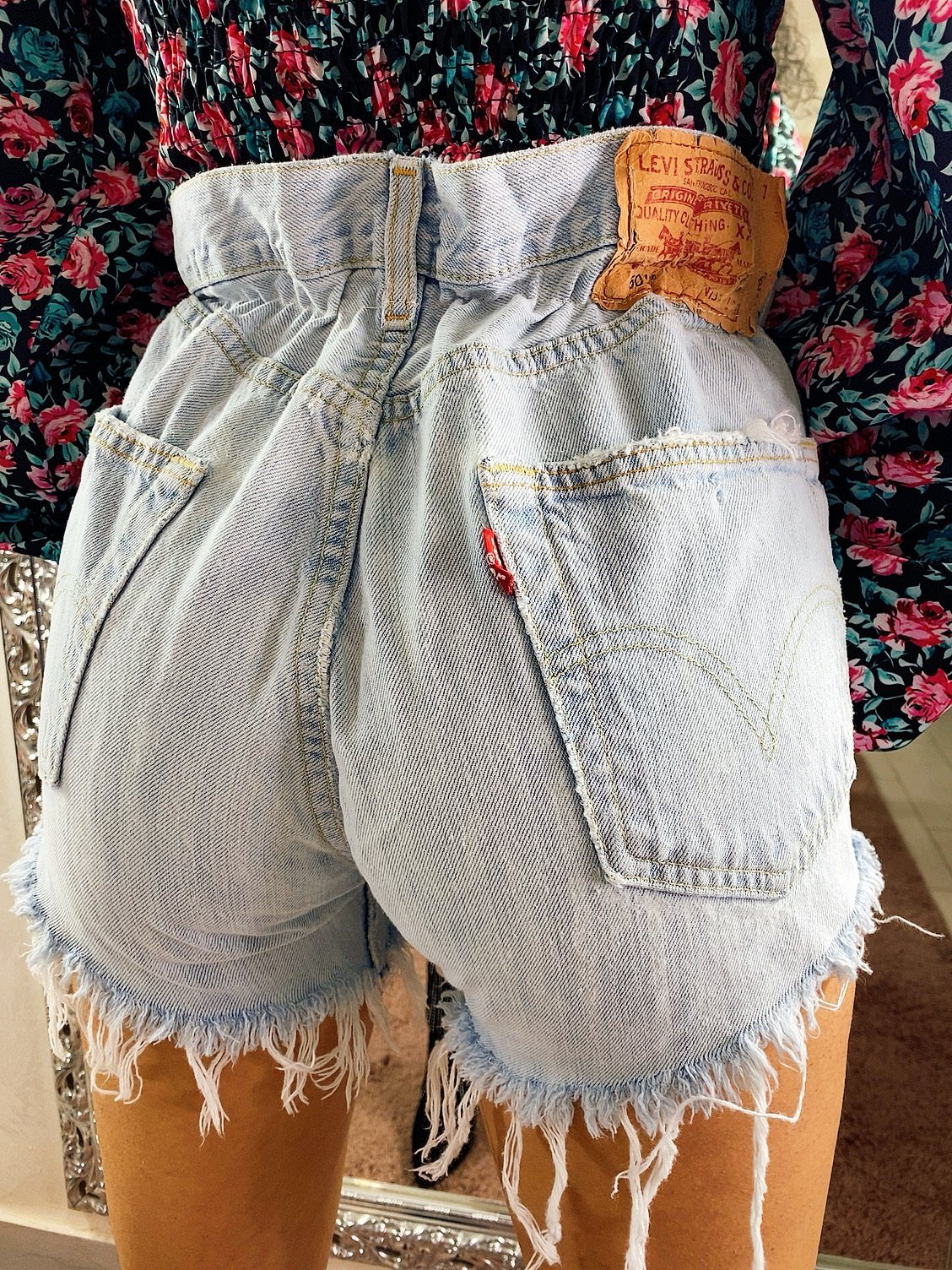 Short Levi’s vintage bagno chiaro - R.a. Boutique 