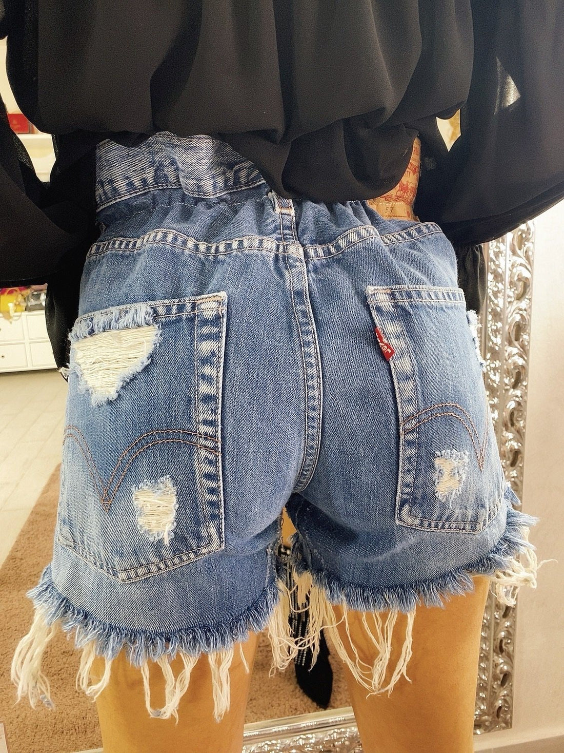 Short Vintage Levi’s medio scuro - R.a. Boutique 