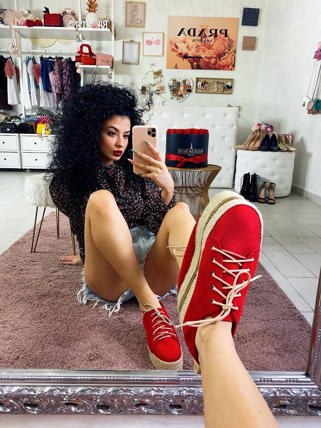 Sneakers Red - R.a. Boutique 