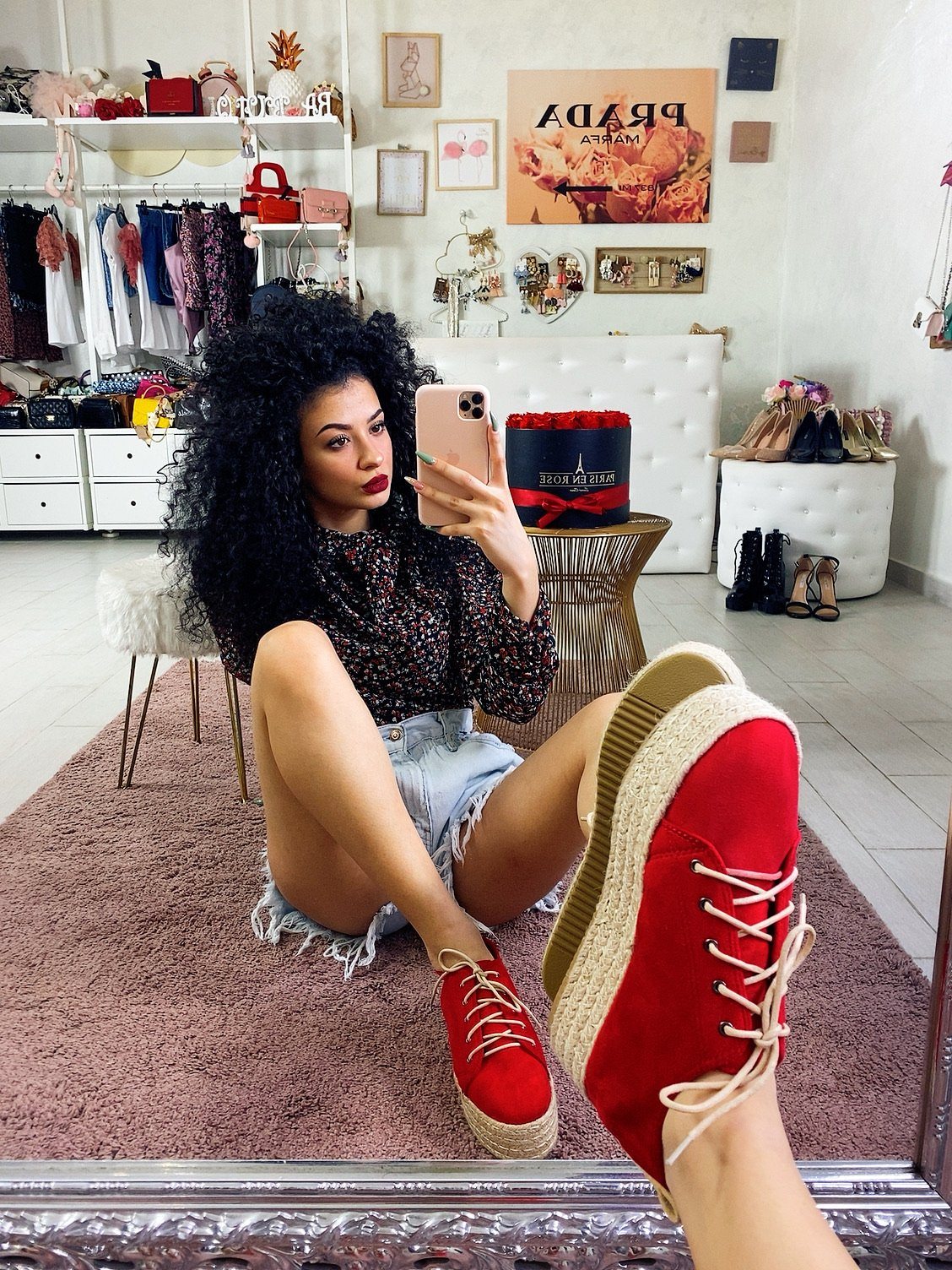 Sneakers Red - R.a. Boutique 