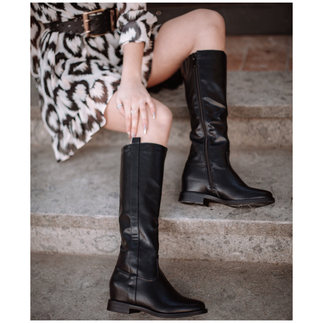 Stivaletto tacco basso - R.a. Boutique 