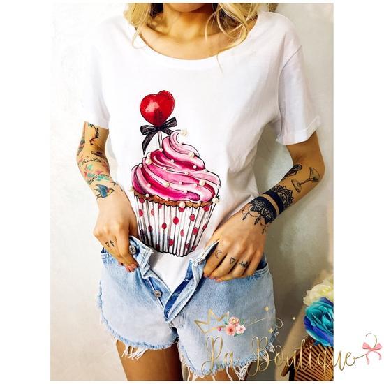 T-shirt cupcake - R.a. Boutique 