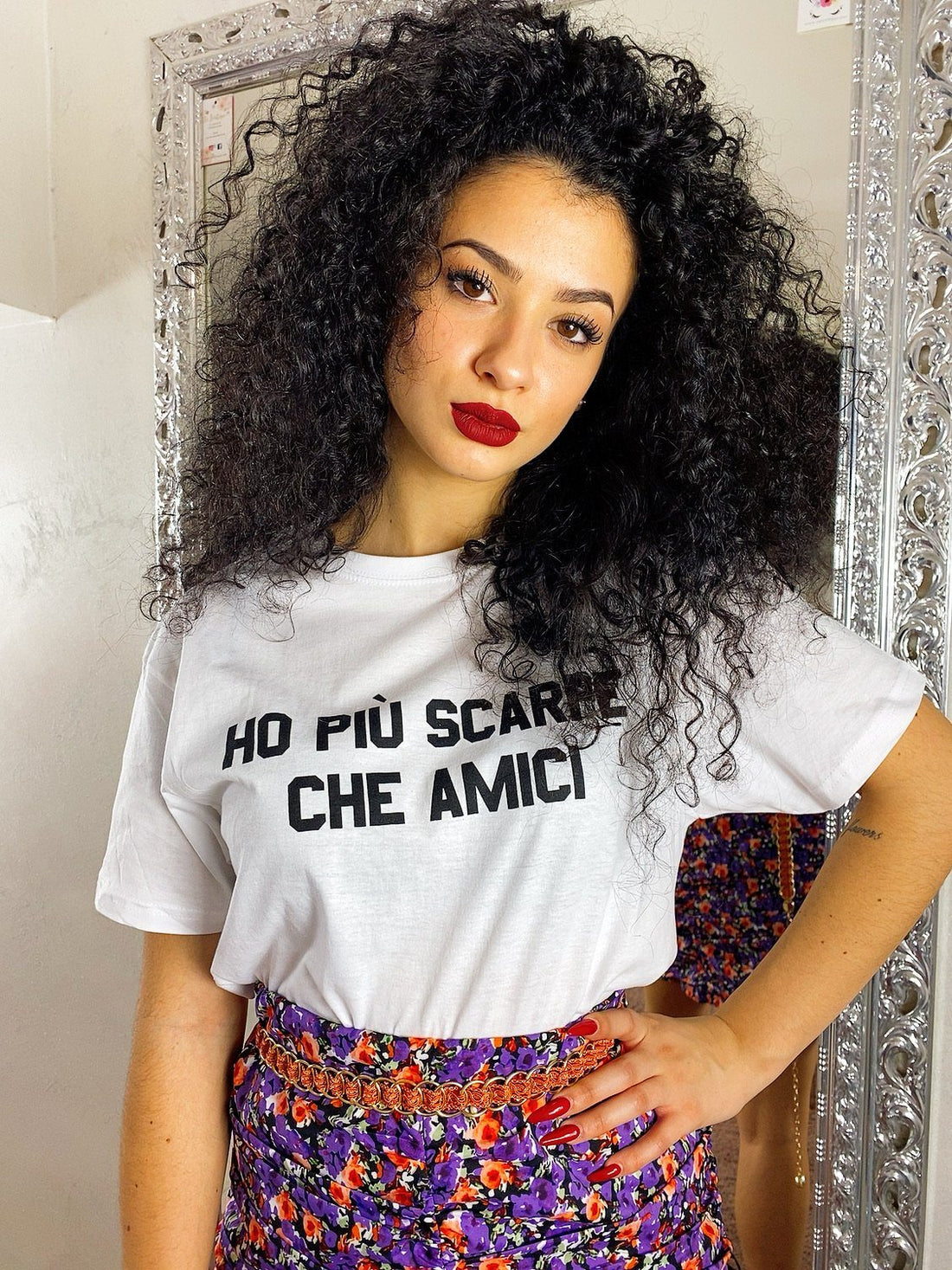 T-shirt Ho più scarpe che amici - R.a. Boutique 