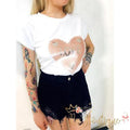 T-shirt Love - R.a. Boutique 