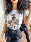 T-shirt Love - R.a. Boutique 