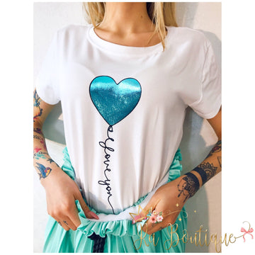 T-shirt love you - R.a. Boutique 