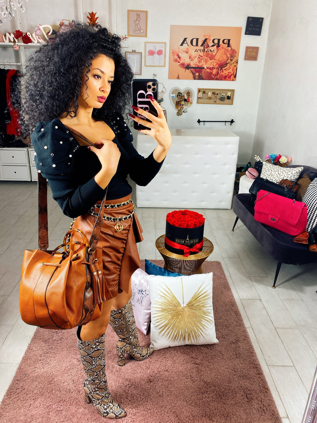 Top con manica bombata - R.a. Boutique 