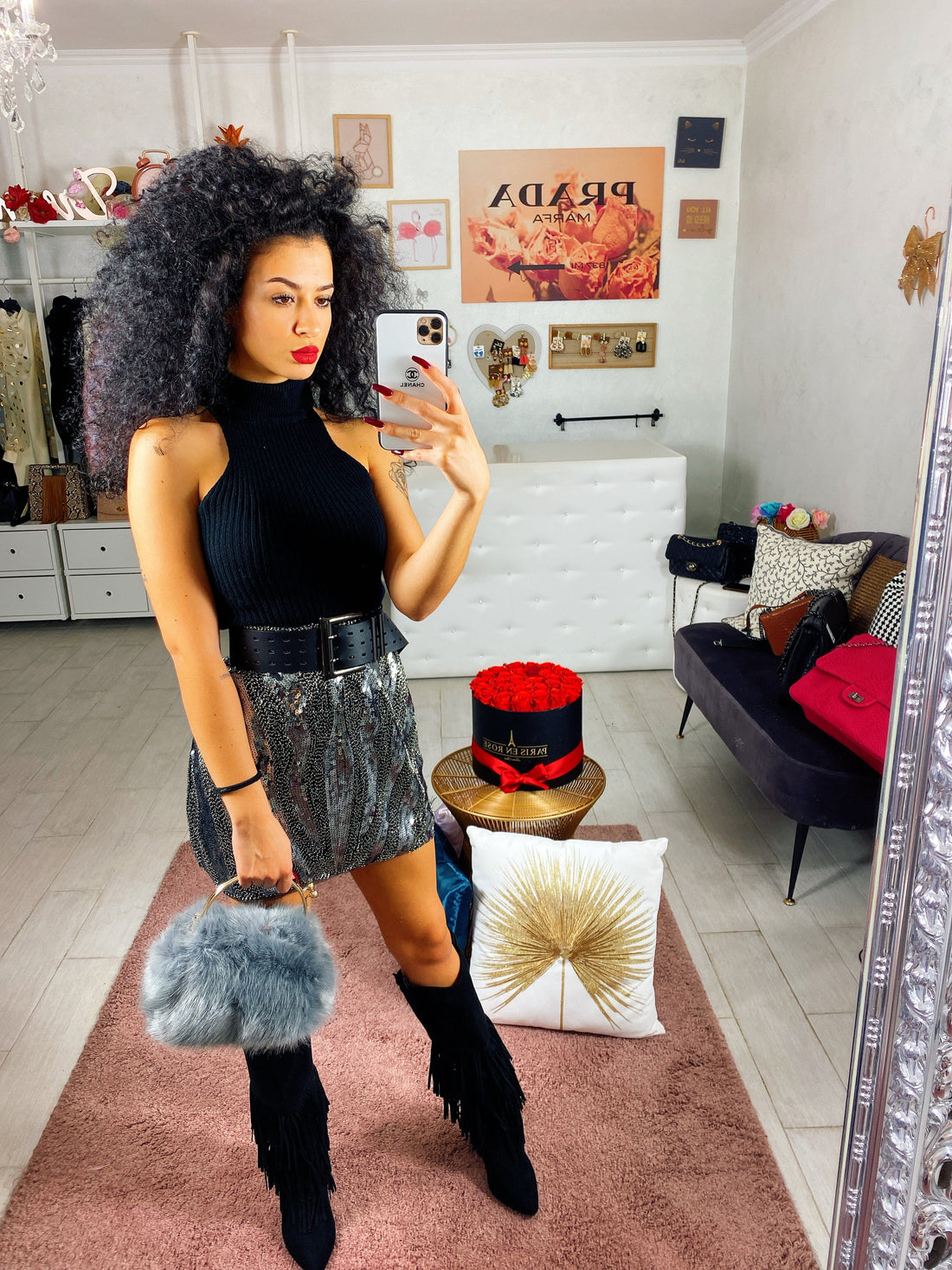 Topcrop a costine - R.a. Boutique 