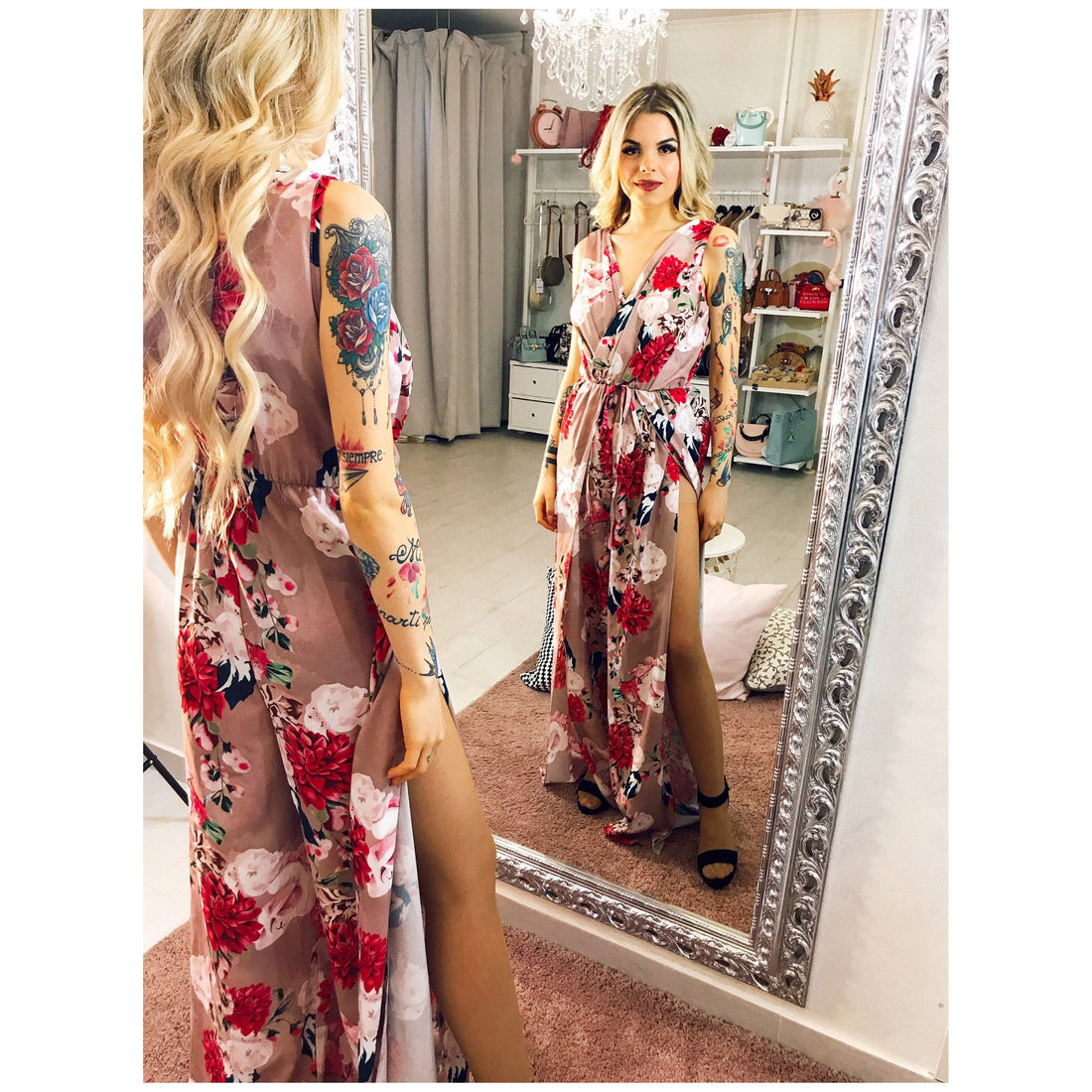 Tuta con spacchi laterali - R.a. Boutique 