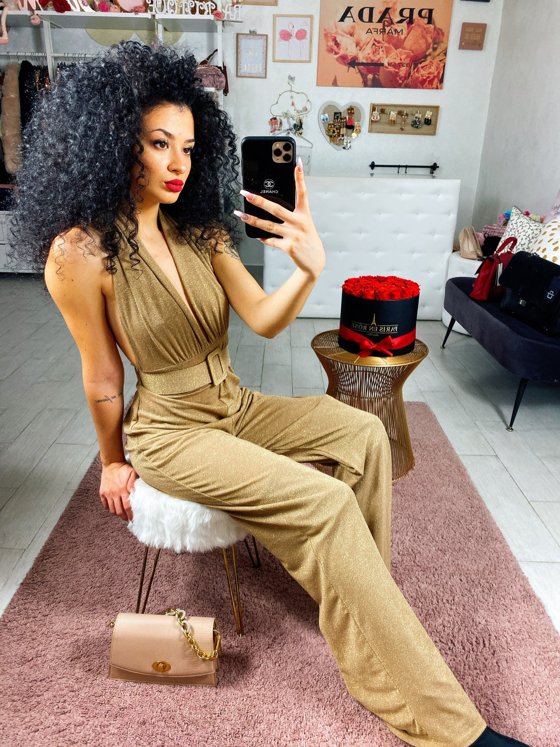 Tuta intera brillantinata - R.a. Boutique 