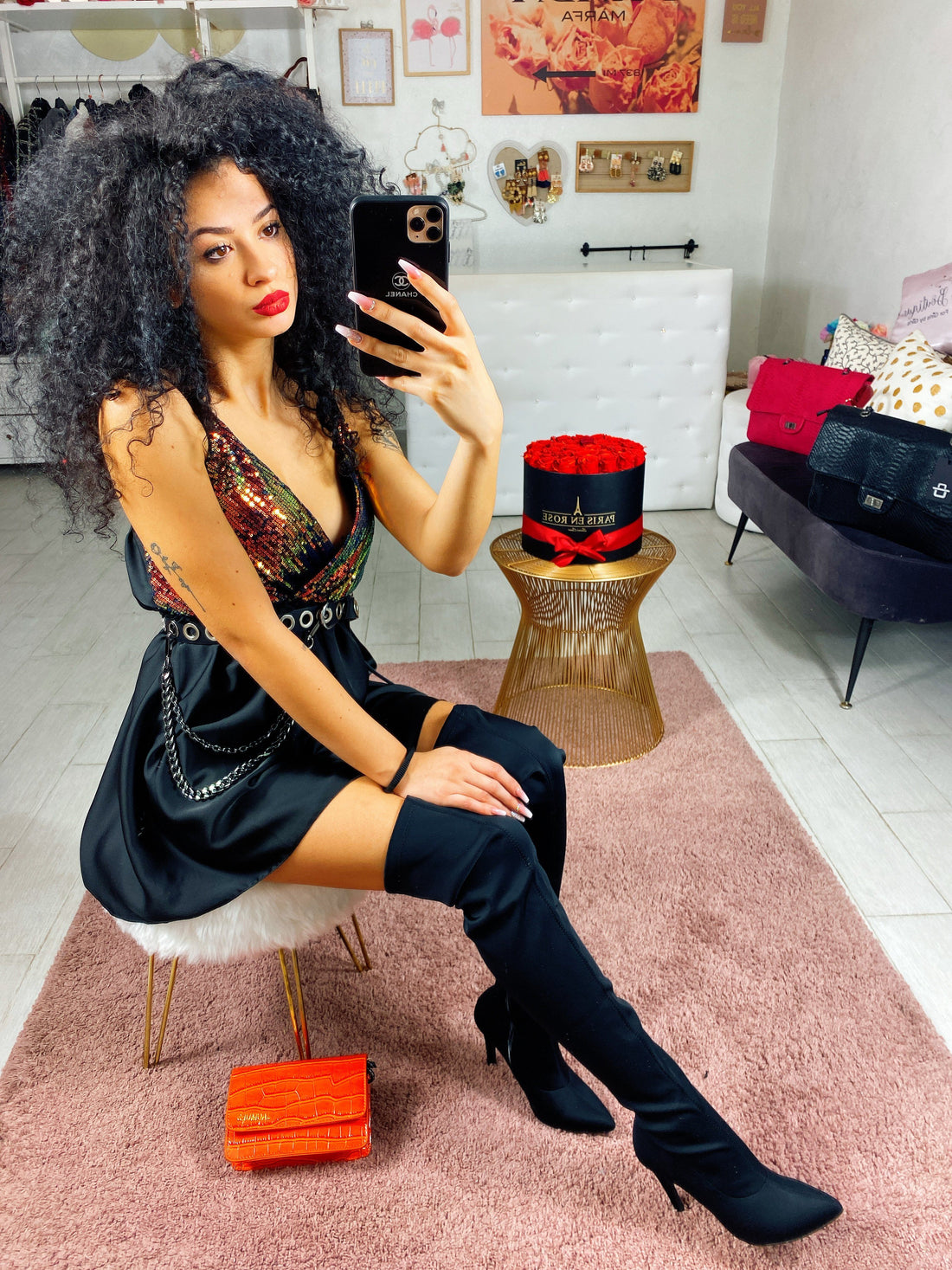 Tutina con paillettes multicolor - R.a. Boutique 