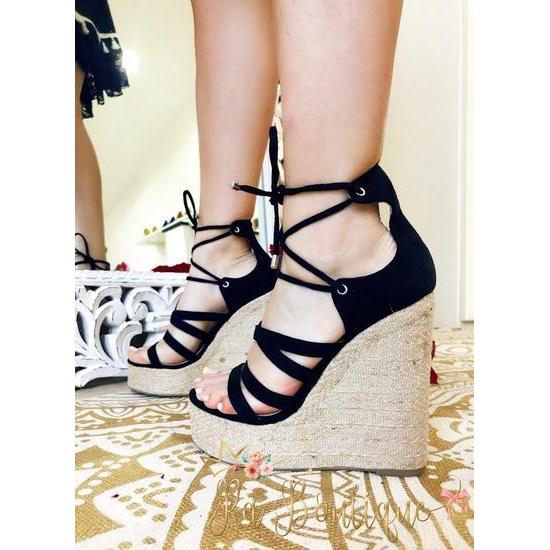 Zeppa alta Black - R.a. Boutique 